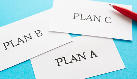 plan A plan B plan C の紙